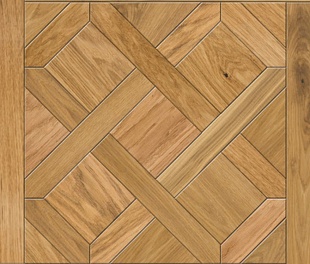 Модульный инженерный паркет LabArte Geometry №3-50 Дуб Натур лак 573х573х14 мм, упаковка 1 м