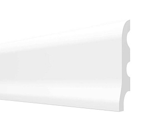 Плинтус напольный Decor Dizayn DD18 фигурный 54х16х2000 мм, упаковка 1 шт