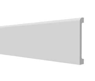 Плинтус напольный Decor Dizayn DD708 прямой 80х13х2000 мм, упаковка 1 шт
