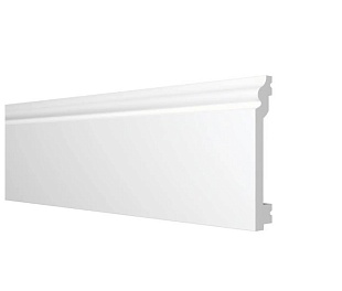 Плинтус напольный Decor Dizayn DD701 фигурный 100х16х2000 мм, упаковка 1 шт