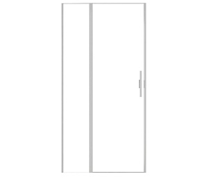Душевая дверь Allen Brau Priority 100 3.31029.BA серебро браш