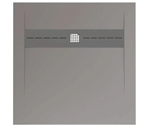 Душевой поддон Allen Brau Infinity 90x90 8.21001-PGM платина