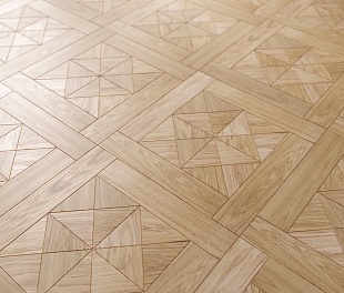 Модульный инженерный паркет LabArte Geometry №12-90 Дуб Натур лак 529х529х14 мм, упаковка 1 м