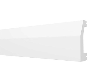 Плинтус напольный Decor Dizayn DD125 гладкий 70х15х2000 мм, упаковка 1 шт