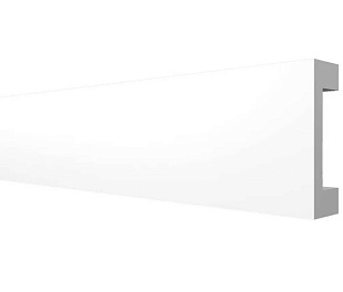 Плинтус напольный Decor Dizayn DD618 гладкий 40х15х3000 мм, упаковка 1 шт