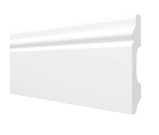 Плинтус напольный Decor Dizayn DD27 фигурный 59х13х2000 мм, упаковка 1 шт