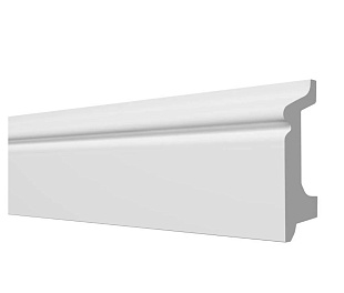 Плинтус напольный Decor Dizayn DD122 фигурный 78х21х2000 мм, упаковка 1 шт