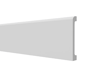 Плинтус напольный Decor Dizayn DD706 гладкий 80х13х2000 мм, упаковка 1 шт