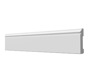 Плинтус напольный Decor Dizayn DD005 фигурный 79х13х2000 мм, упаковка 1 шт